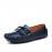 Men's Shoes / Casual Leather Boat Shoes Blue / Brown / White