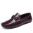 Men's Boat Shoes Casual/Drive/Party & Evening Fashion Leather Slip-on Woven Shoes Black/Bule/Burgundy 39-44