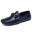 Men's Boat Shoes Casual/Drive/Party & Evening Fashion Leather Slip-on Woven Shoes Black/Bule/Burgundy 39-44