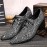 Men's Shoes   Limited Edition Oriental Temperament Nightclub/Party Top Layer Leather Oxfords Silver  