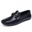 Men's Boat Shoes Casual/Drive/Party & Evening Fashion Leather Slip-on Woven Shoes Black/Bule/Burgundy 39-44