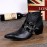 Shoes Limited Edition Pure Handmade Outdoor / Party Evening Leather Fashion Boots Black