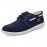 Men's Shoes Casual Fabric Boat Shoes Blue/White