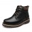 Bigs Size 38-50 Shoes Outdoor / Office Career / Casual Leather / Calf Hair Boots Black / Brown