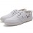 Men's Shoes Casual Fabric Boat Shoes Blue/White